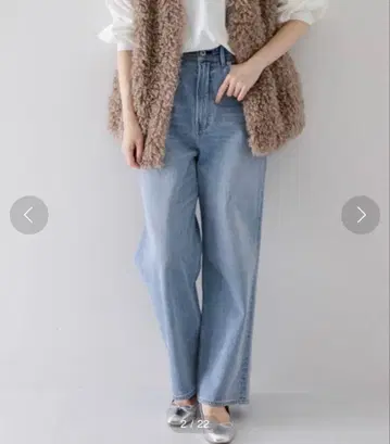 어반 리서치 서니 라벨 루즈 스트레이트 데님