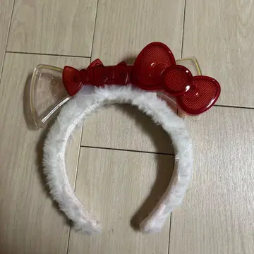 헬로키티 네온 머리띠 빛나는 머리띠