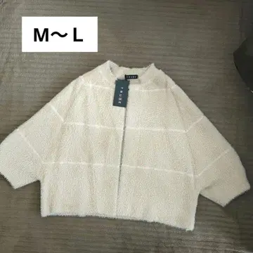 TRUBE 베이지 니트 가디건 M-L
