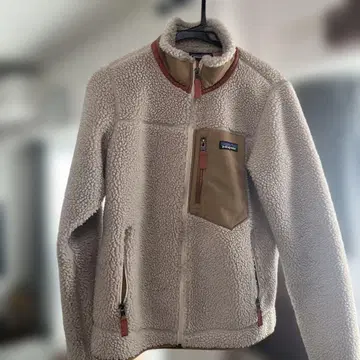 patagonia 플리스 자켓 S 크림 베이지
