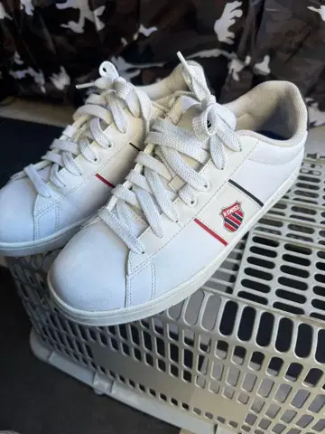 K-SWISS 06963-130-M LOW 화이트 스니커즈 28cm