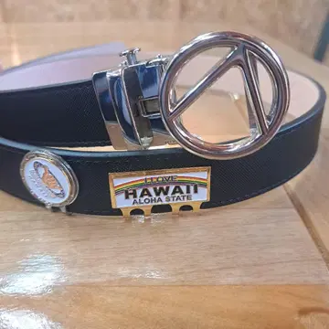 Callaway 가죽 벨트 하와이 로고 볼 마커 포함