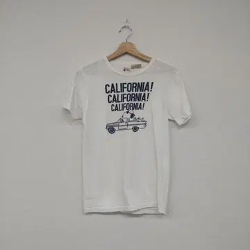 캘리포니아 프린트 T셔츠 빈티지 스누피
