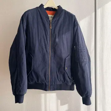 90s 에디 바우어 코튼 MA-1 네이비