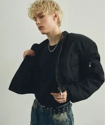 숏 기장 MA-1 밀리터리 자켓