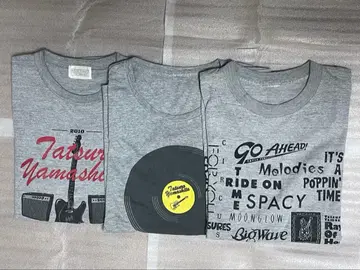 야마시타 타츠로 투어 T셔츠 3장 세트 투어 굿즈