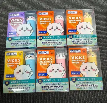 VICKS 메디케이티드 드롭스 6개 세트 컴플리트