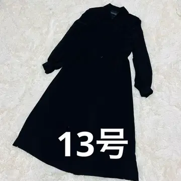 GENIESOIR 블랙 롱 원피스 예복 상복 13호 빅