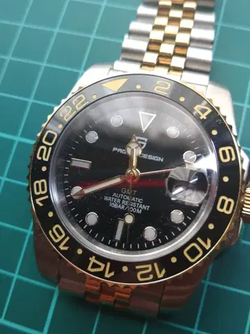 자동 와인딩 GMT 시계