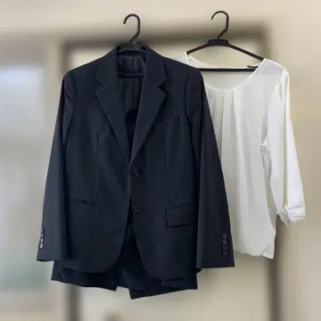 yk102 IMGN 취업 정장 셋업 블랙 15호 블라우스