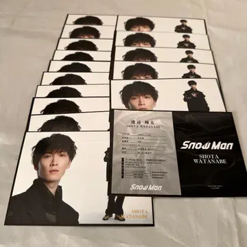 Snow Man 와타나베 쇼타 데이터 카드