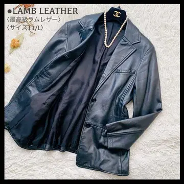아르유 최고급 램 가죽 리얼 가죽 테일러드 가죽 자켓 블랙