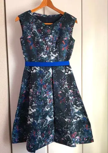 아나이 ANAYI 자카드 원피스 36