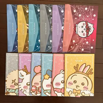 치이카와 세븐일레븐 플랫 케이스 전 6종 A5 노트 전 6종