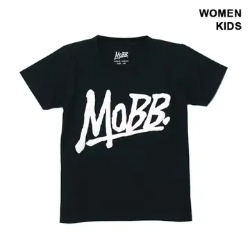 MoBB 블랙 반팔 T셔츠