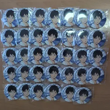 하이큐!! 극락탕 콜라보 트레이딩 캔뱃지 카게야마 토비오 34개
