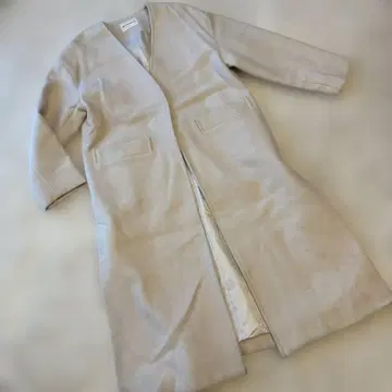 BLENHEIM 화이트 롱 코트 XS