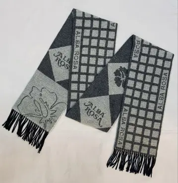 ALBA ROSA 알바 로자 머플러 남녀 공용 대형 2미터