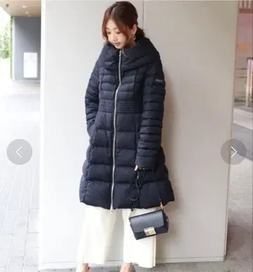 타트라스 TATRAS x NOBLE 별주 롱다운 네이비 02