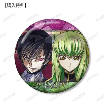 코드기어스 를르슈 C.C. 글리터 캔뱃지 애니메이트 구매 특전