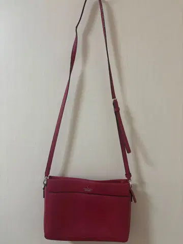 케이트 스페이드 레드 숄더백