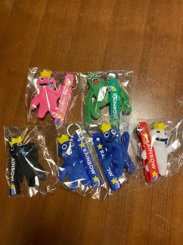 레인보우 프렌즈 키링 봉제 인형