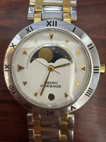 SEIKO PRE-SAGE 문페이즈 시계 가동품 새상품 배터리