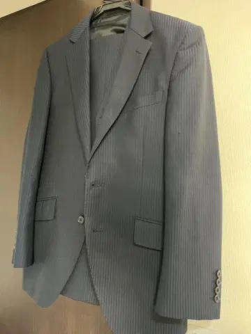 쓰리피스 JOHN PEARSE 네이비 스트라이프 셋업 수트