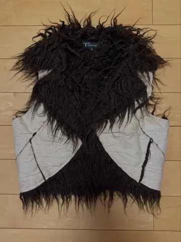 퍼 가죽 베스트