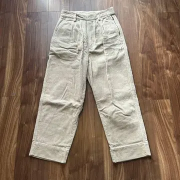 MHL 코듀로이 팬츠 화이트 사이즈 II