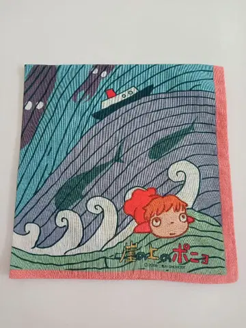 지브리 벼랑 위의 포뇨 손수건