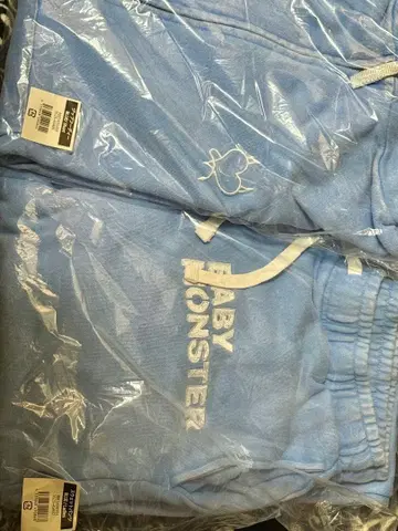 BABYMONSTAR 지퍼 후디 스웨트 팬츠 세트