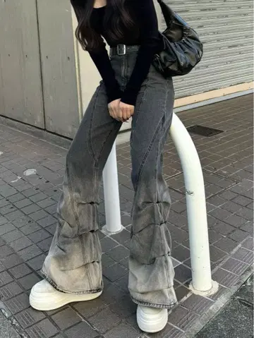 Darich 루즈 쿠션 데님 팬츠