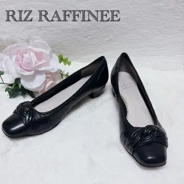 새상품급 RIS RAFFINEE 천연 가죽 로우힐 펌프스 EEE 23.5