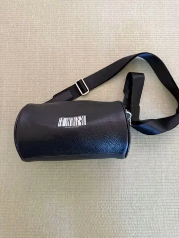 MB 블랙 가죽 숄더백