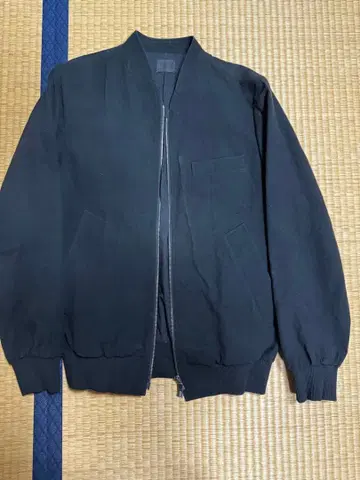 야마우치 리브 지퍼 자켓