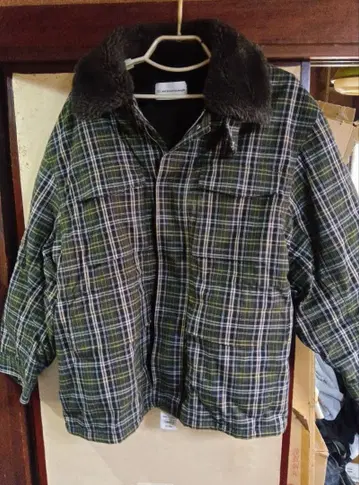 GU and beautiful people 퍼 체크 자켓