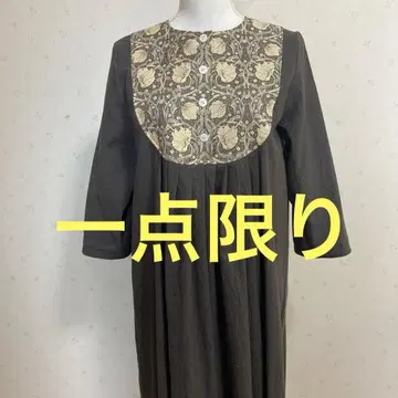 한정 수량 핀 패널 7부 소매 여성용 원피스 핸드메이드