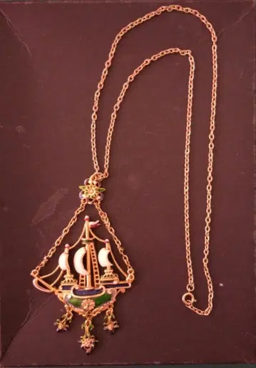 빈티지 SPHINX 롱 목걸이