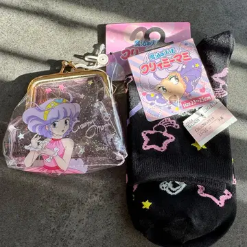 크리미마미 클리어 코인 케이스 & 크루 기장 양말
