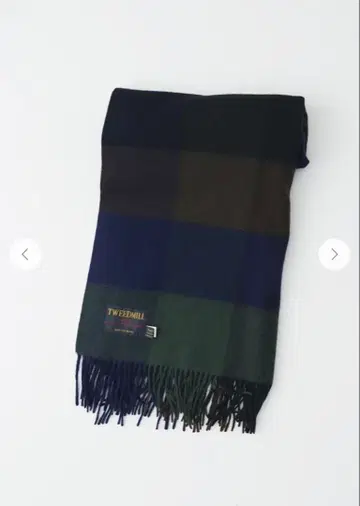 nest robe TWEEDMILL 체크 무늬 울 스톨