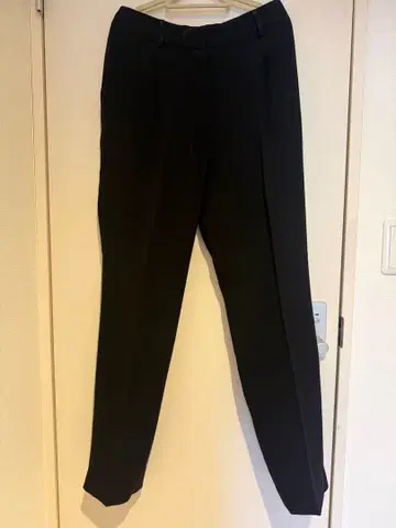 PLST 플라스테 트리아세테이트 블렌드 테이퍼드 팬츠 블랙 L 사이즈