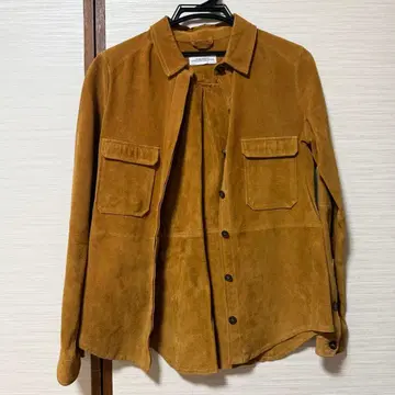 ZARA WOMAN 천연 가죽 프리미엄 데님 컬렉션 셔츠 M