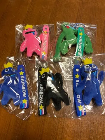 레인보우 프렌즈 키링 봉제 인형