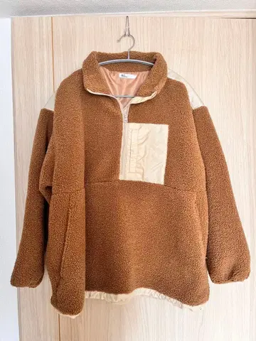 CRAFT 플리스 자켓 L 브라운