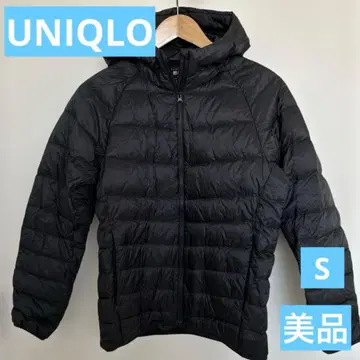 새상품급 UNIQLO 울트라 라이트 다운 후드 부착 사이즈 S 블랙