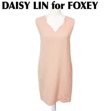[ 새상품급 ] 데이지린 포폭시 슬리브리스 원피스 V넥 38