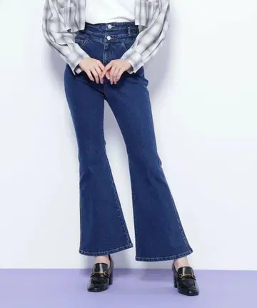 질 바이 질 스튜어트 플레어 데님 팬츠