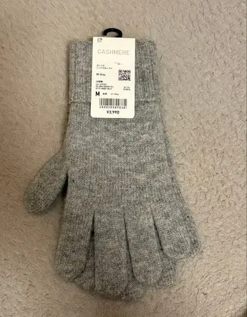 UNIQLO 캐시미어 니트 그로브 그레이 M