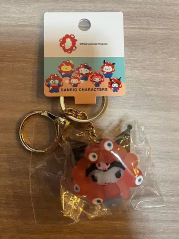 간사이 만박 미야쿠미야쿠 산리오  입체 클리어 키링 쿠로미